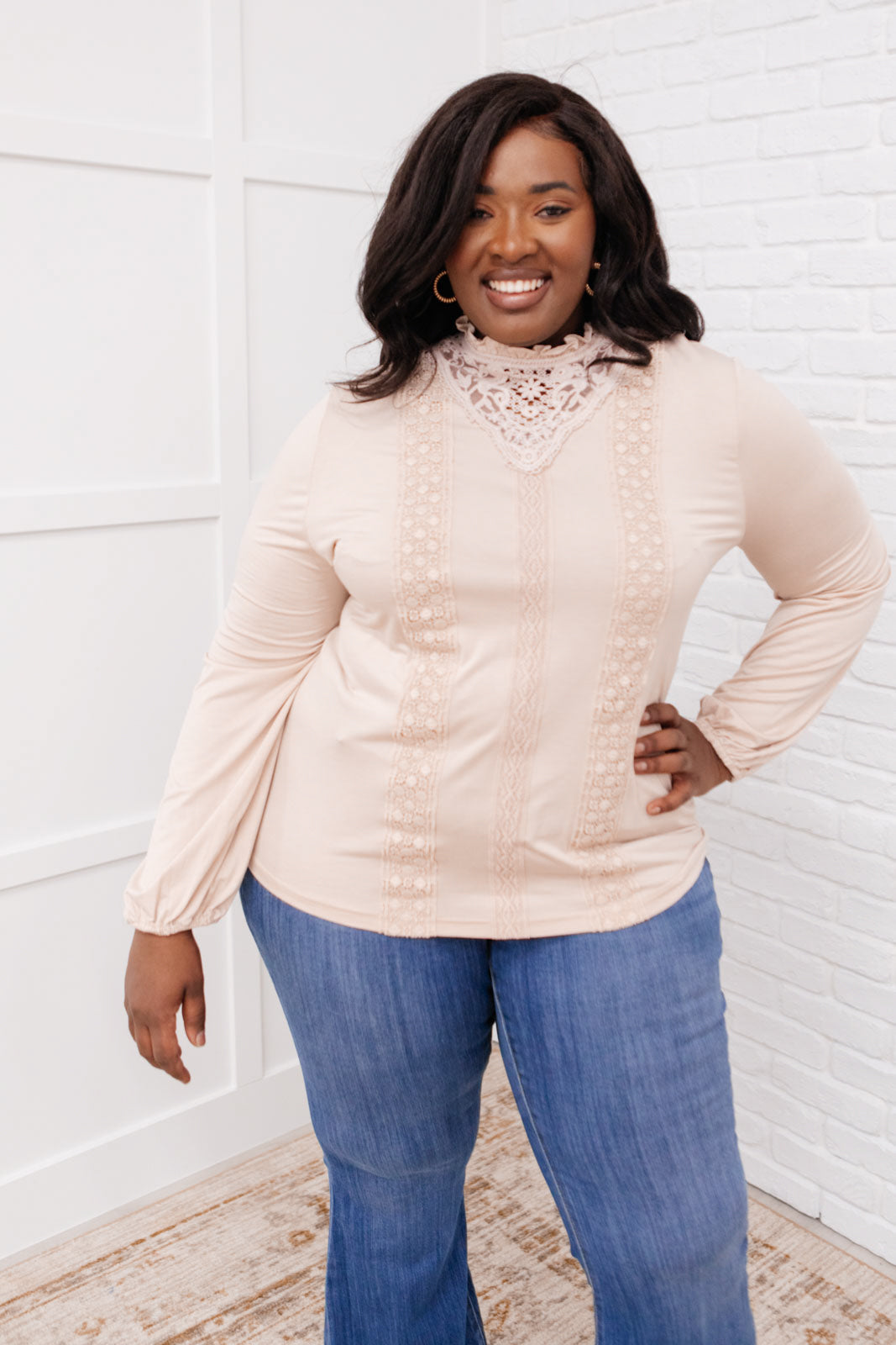 Picture This Top In Blush - Dahlia Boutique