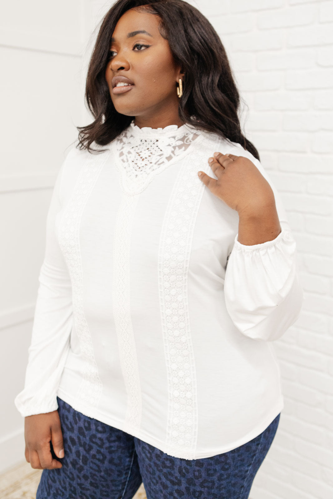 Picture This Top In Off White - Dahlia Boutique