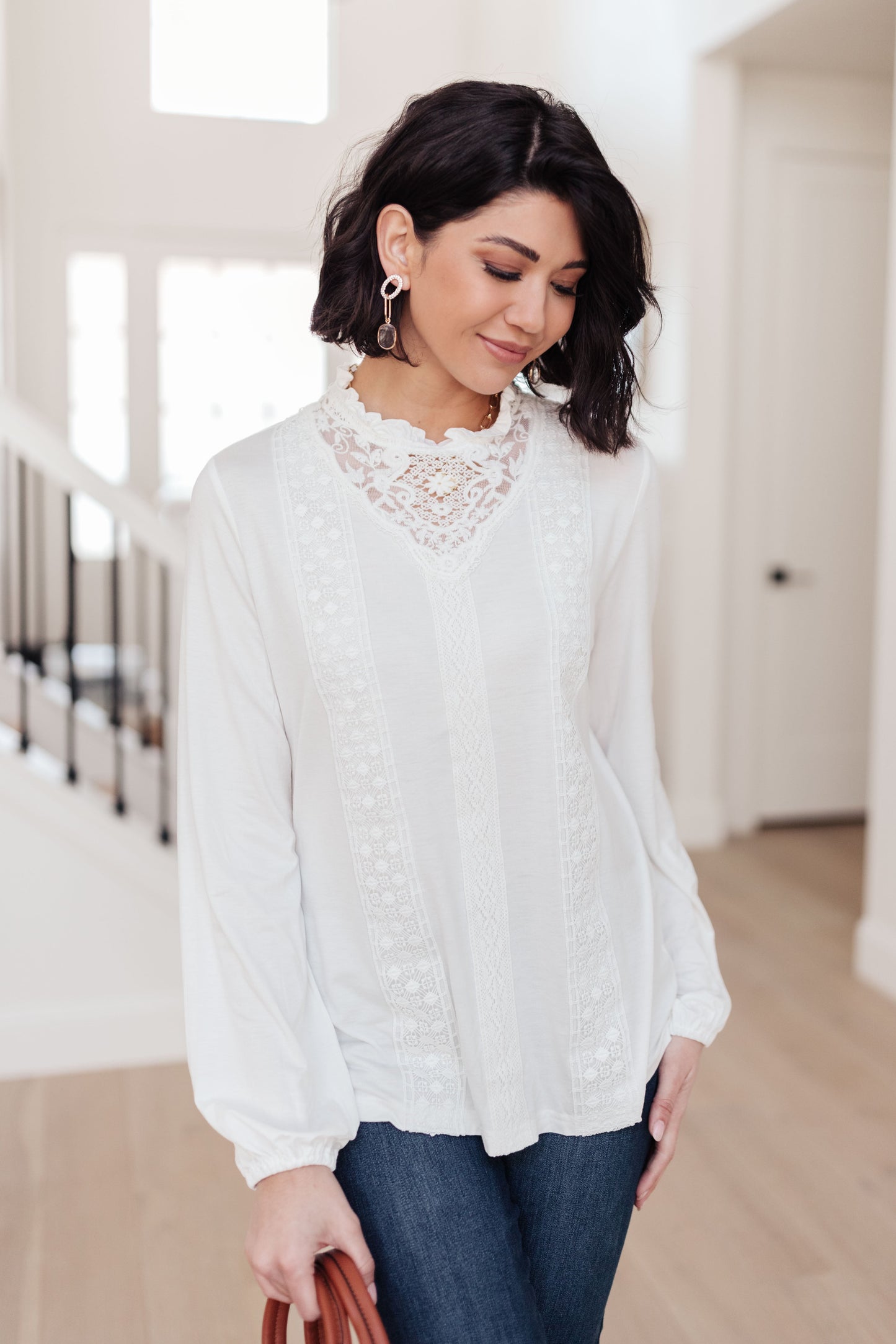 Picture This Top In Off White - Dahlia Boutique