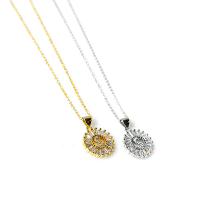 PREORDER: Mini Radiant Initial Necklace - Dahlia Boutique