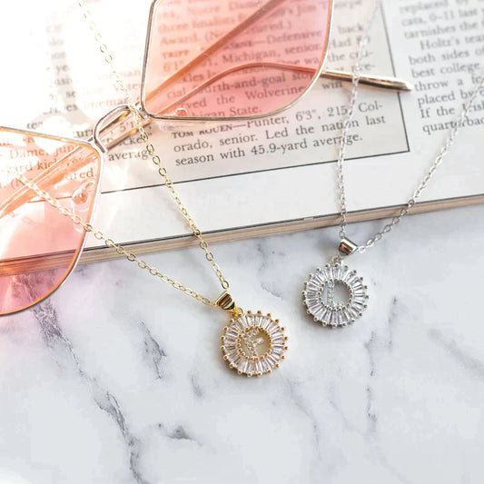 PREORDER: Mini Radiant Initial Necklace - Dahlia Boutique