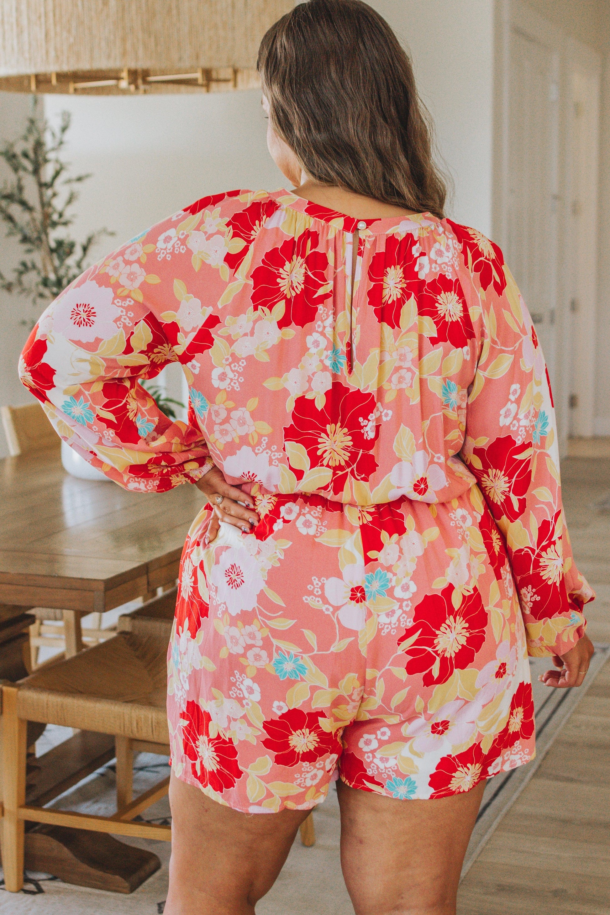 Rare Beauty Floral Romper - Dahlia Boutique