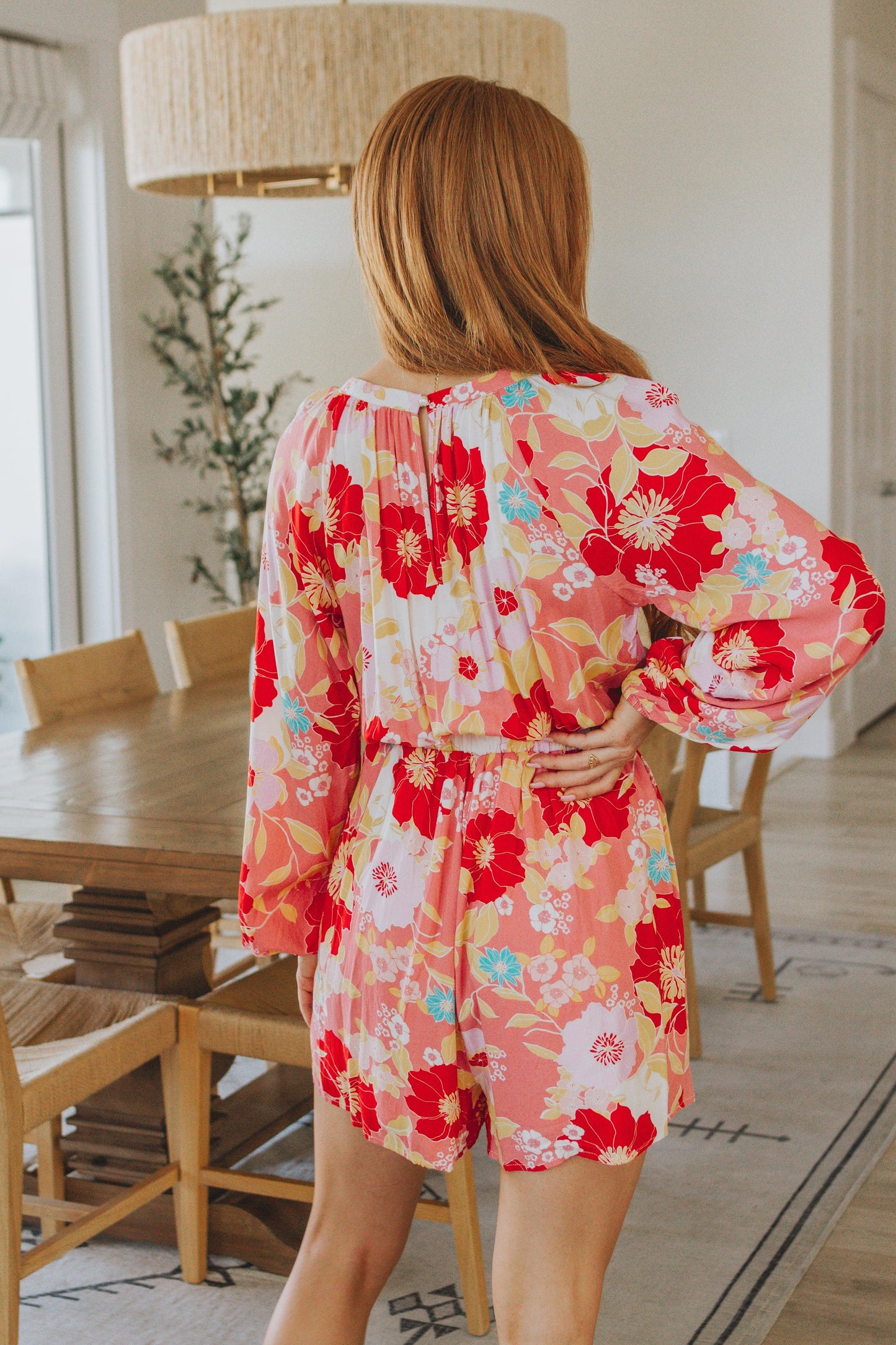 Rare Beauty Floral Romper - Dahlia Boutique