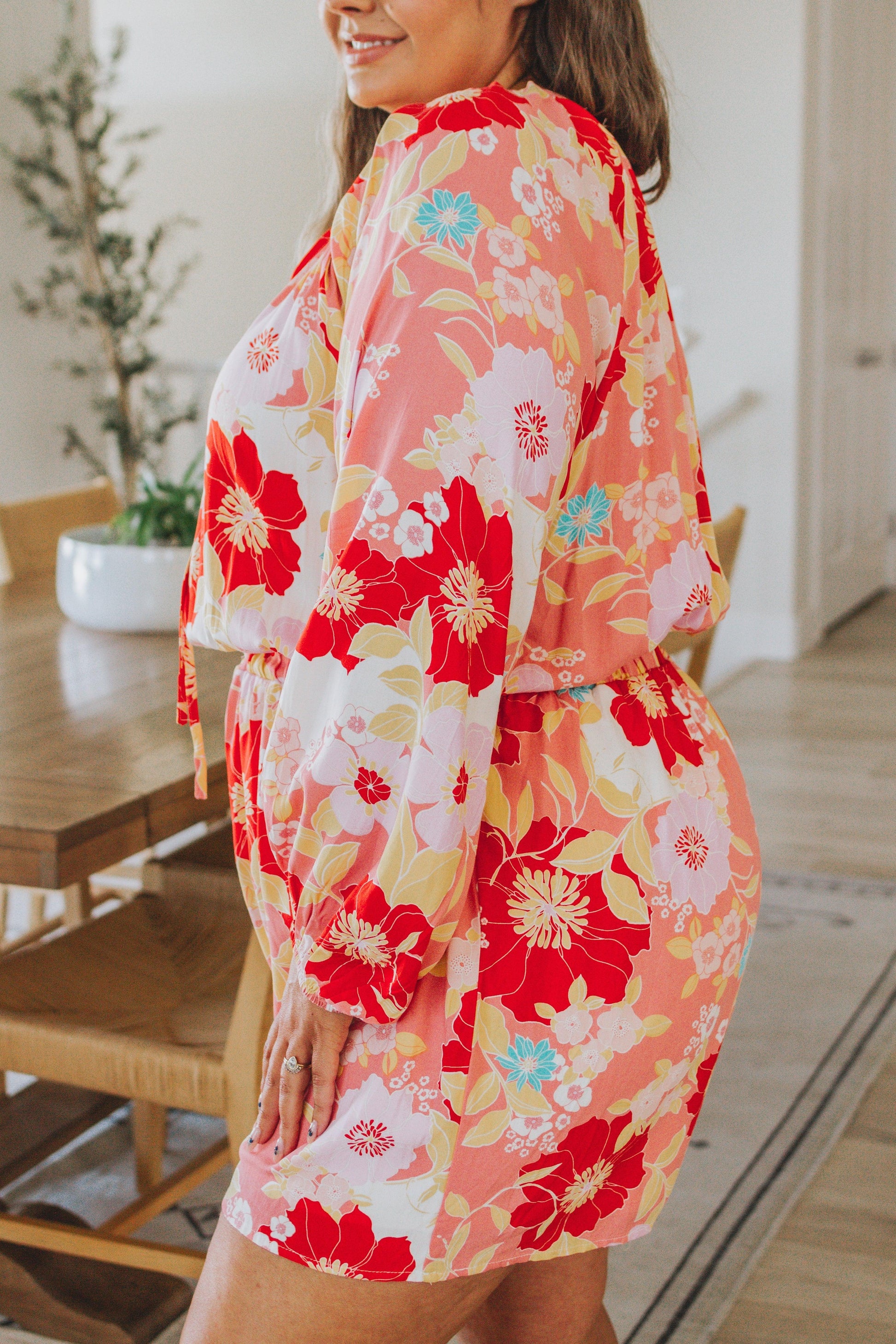 Rare Beauty Floral Romper - Dahlia Boutique