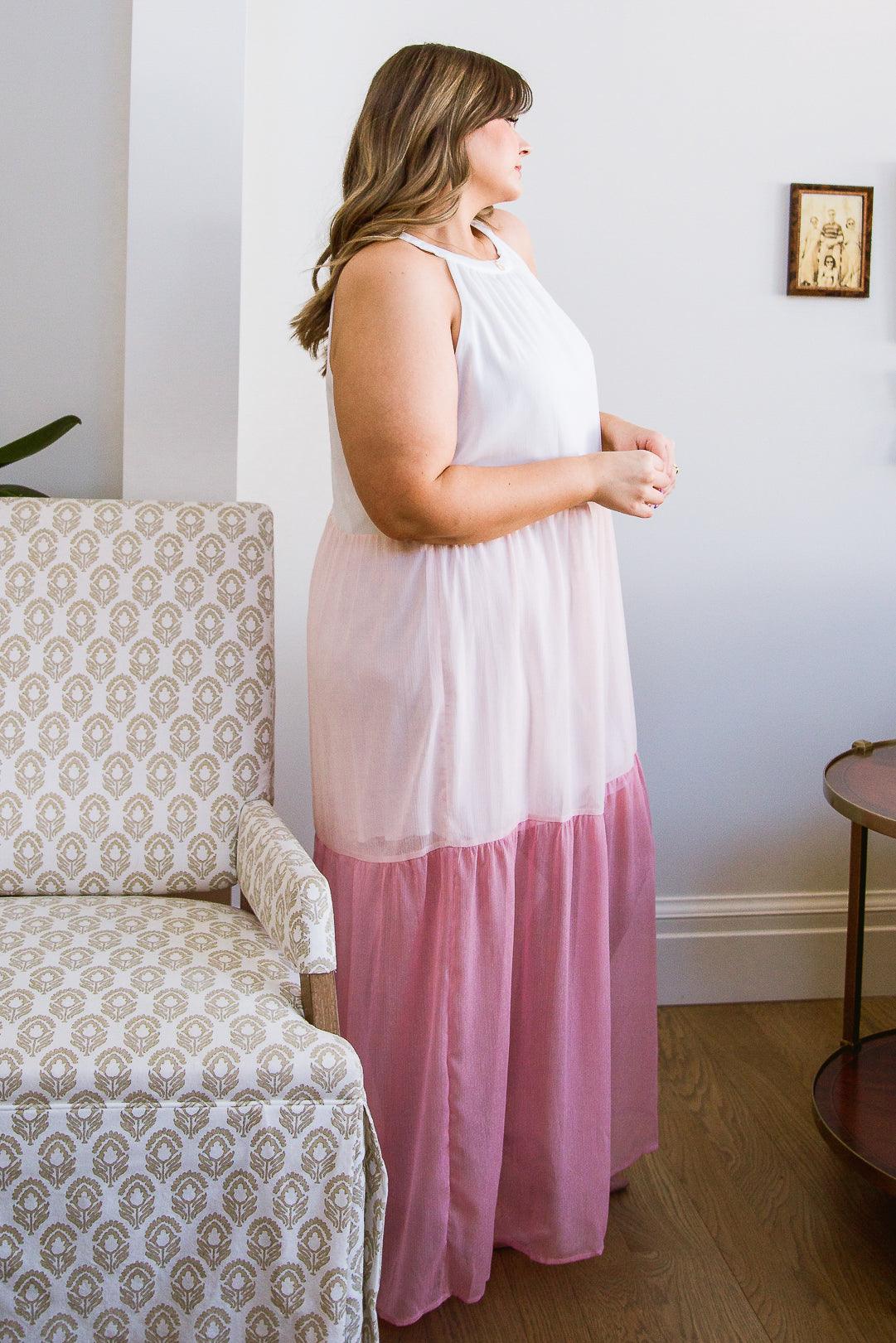 Rosè Maxi Dress - Dahlia Boutique