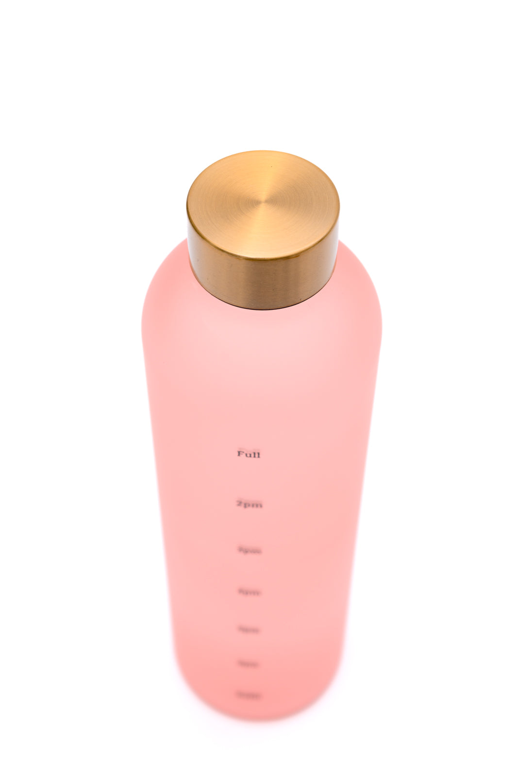 Sippin' Pretty 32 oz Translucent Water Bottle in Pink & Gold - Dahlia Boutique