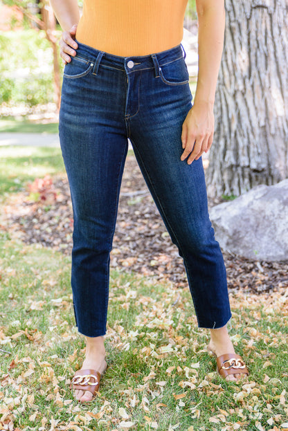 Sofia Dark Wash Jeans - Dahlia Boutique