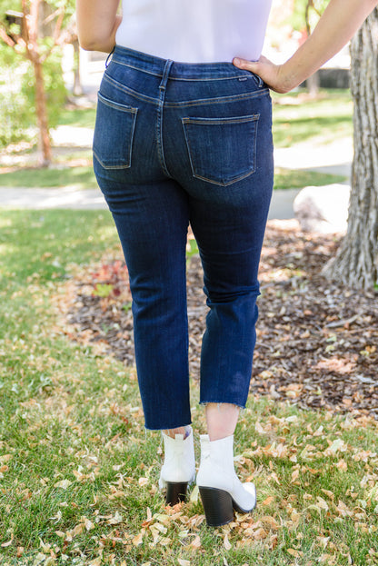 Sofia Dark Wash Jeans - Dahlia Boutique