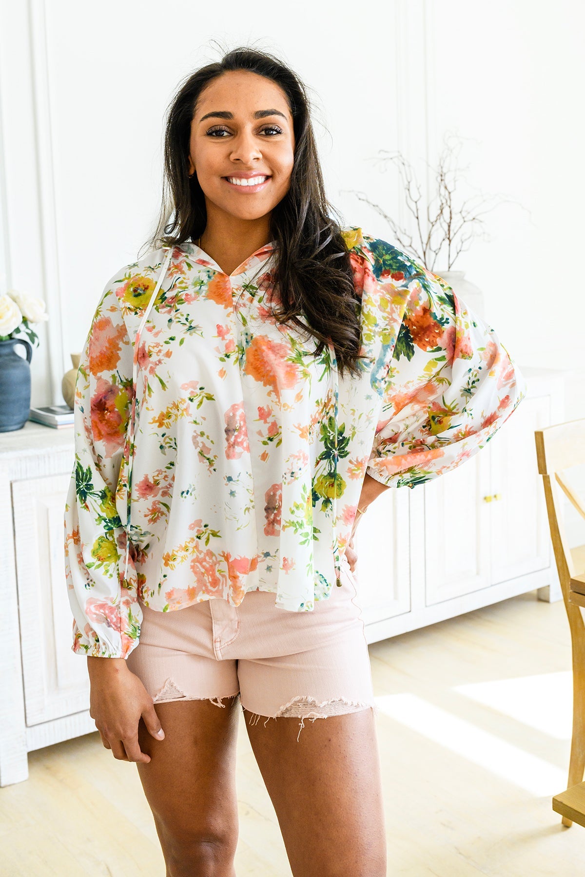 Spring Haiku Floral Blouse - Dahlia Boutique