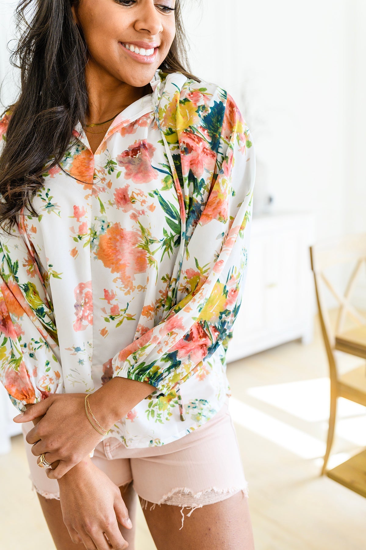 Spring Haiku Floral Blouse - Dahlia Boutique