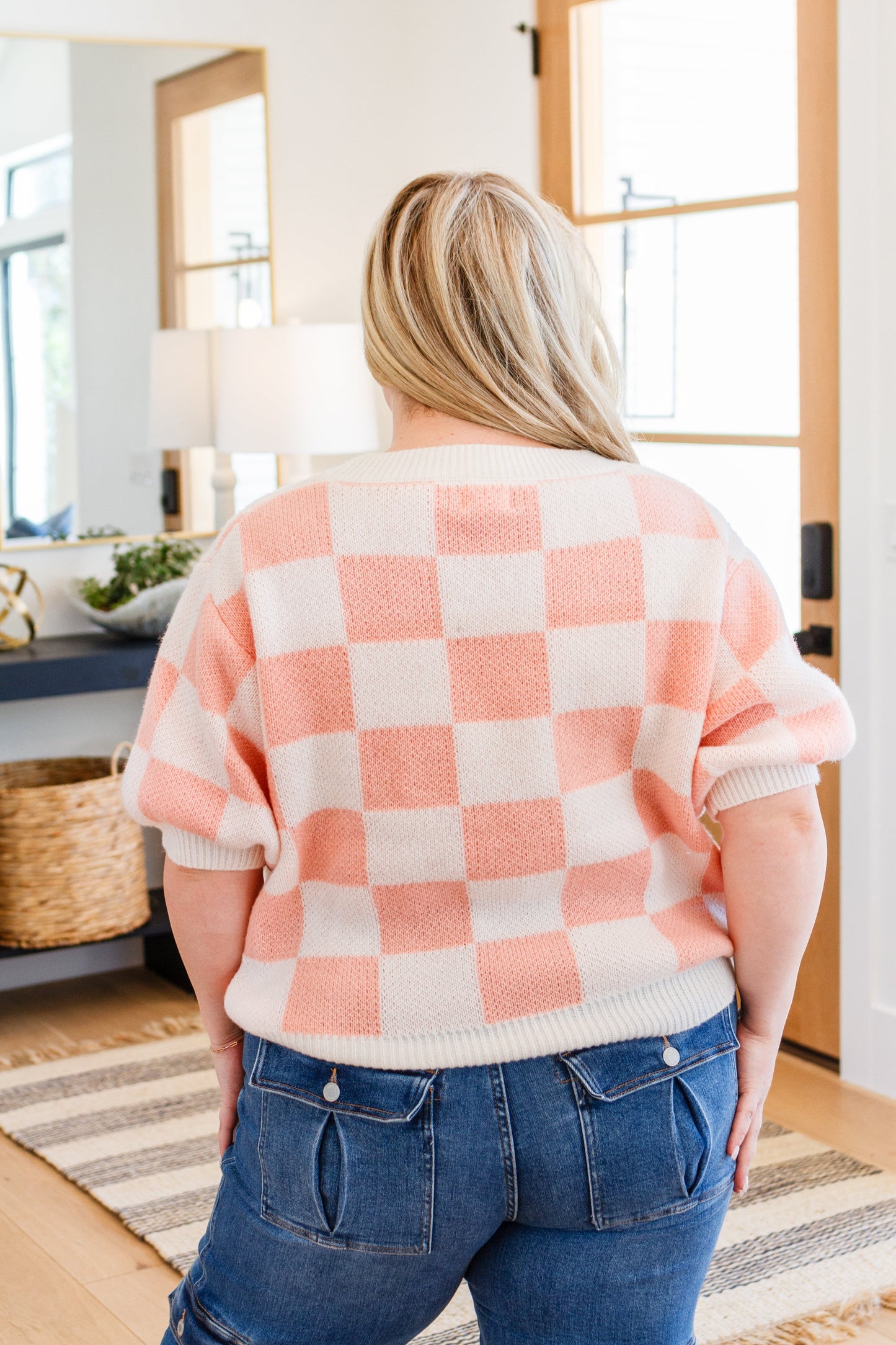 Start Me Up Checkered Sweater - Dahlia Boutique