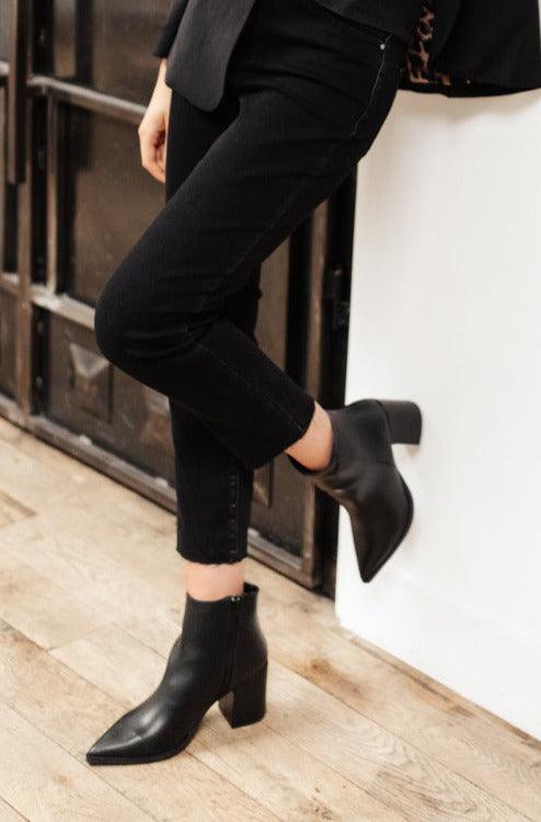 Amari Ankle Boots In Black - Dahlia Boutique