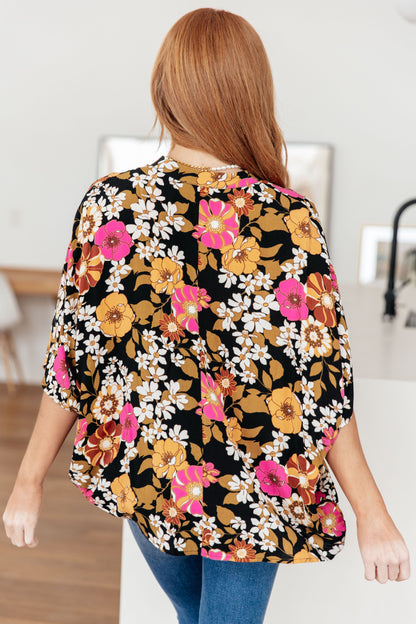 Take Another Chance Floral Print Top - Dahlia Boutique