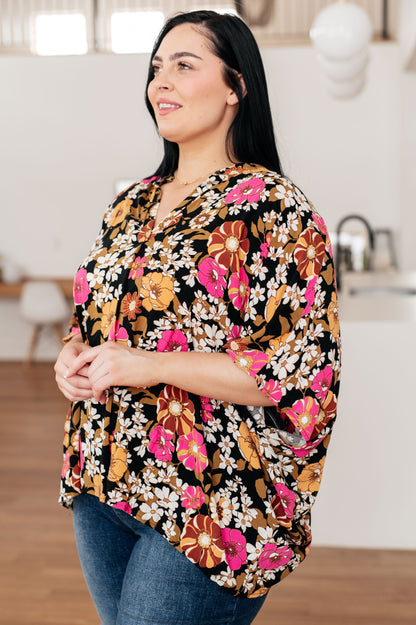 Take Another Chance Floral Print Top - Dahlia Boutique