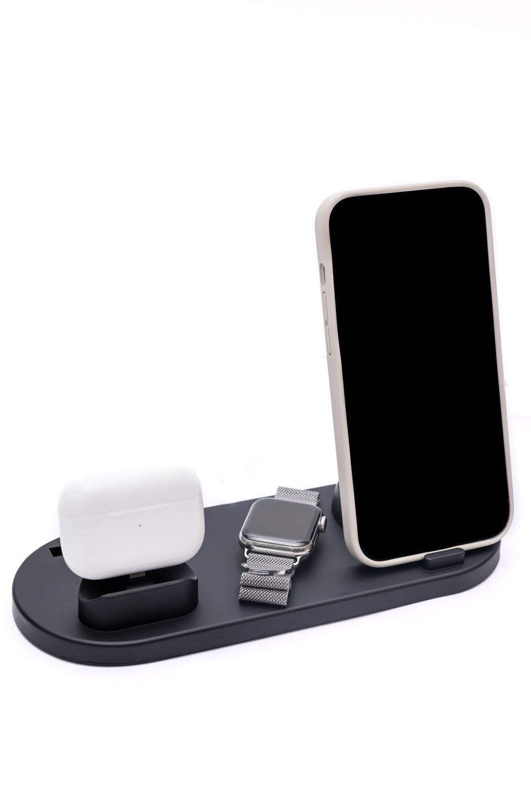 The Place To Be Wireless Charging Station in Black - Dahlia Boutique