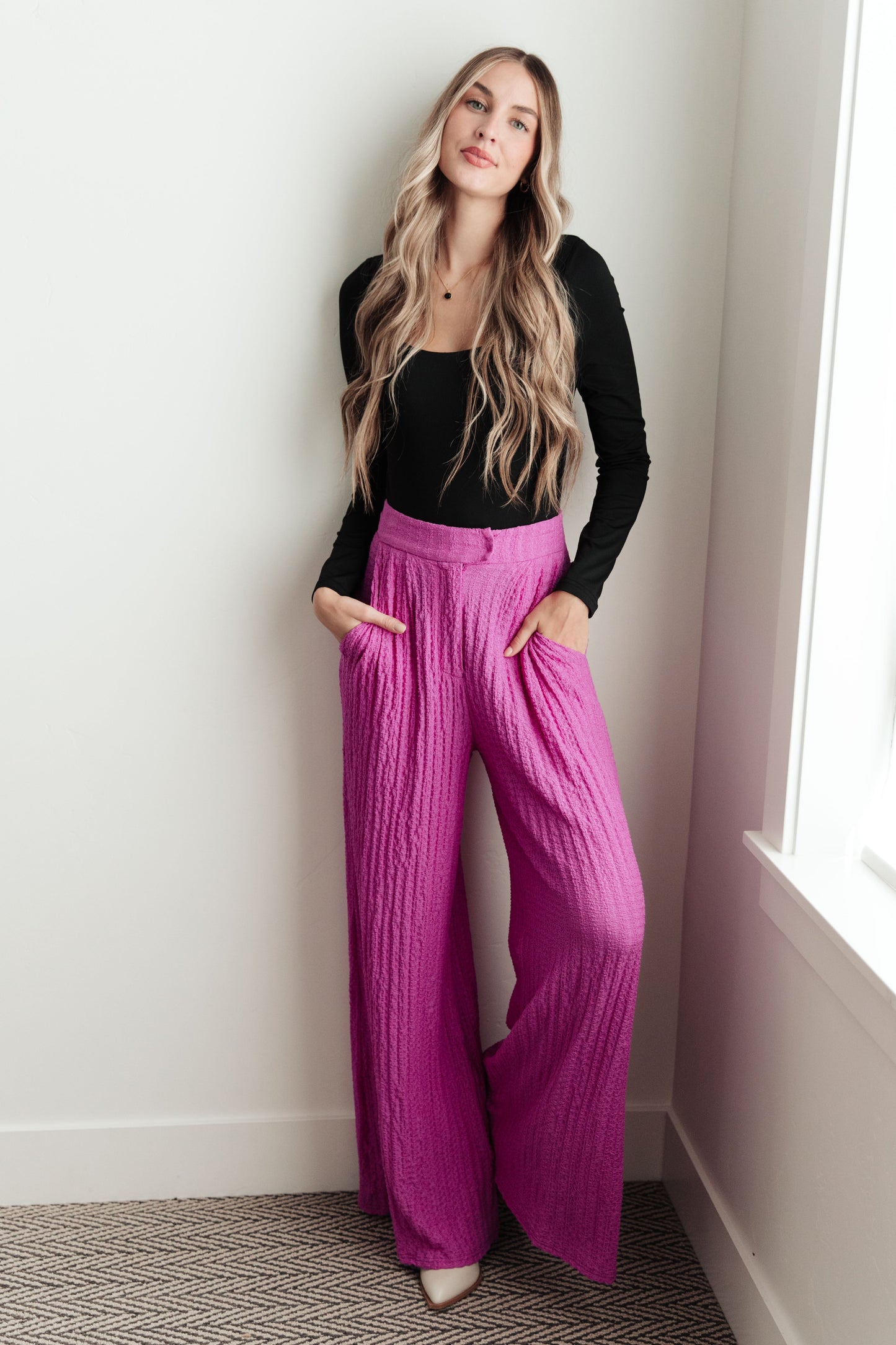 Totally Crazy Still Wide Leg Pants - Dahlia Boutique