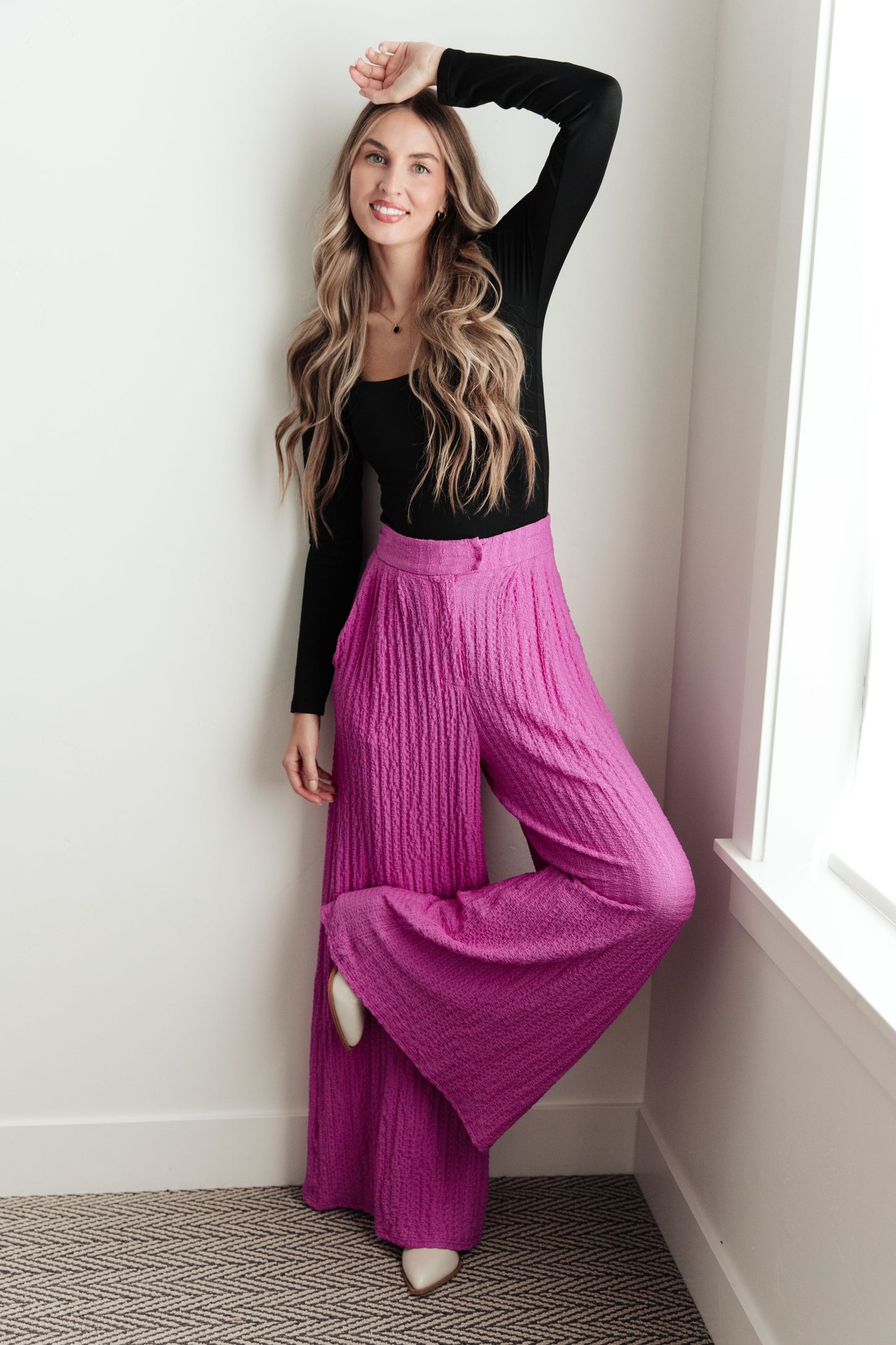 Totally Crazy Still Wide Leg Pants - Dahlia Boutique