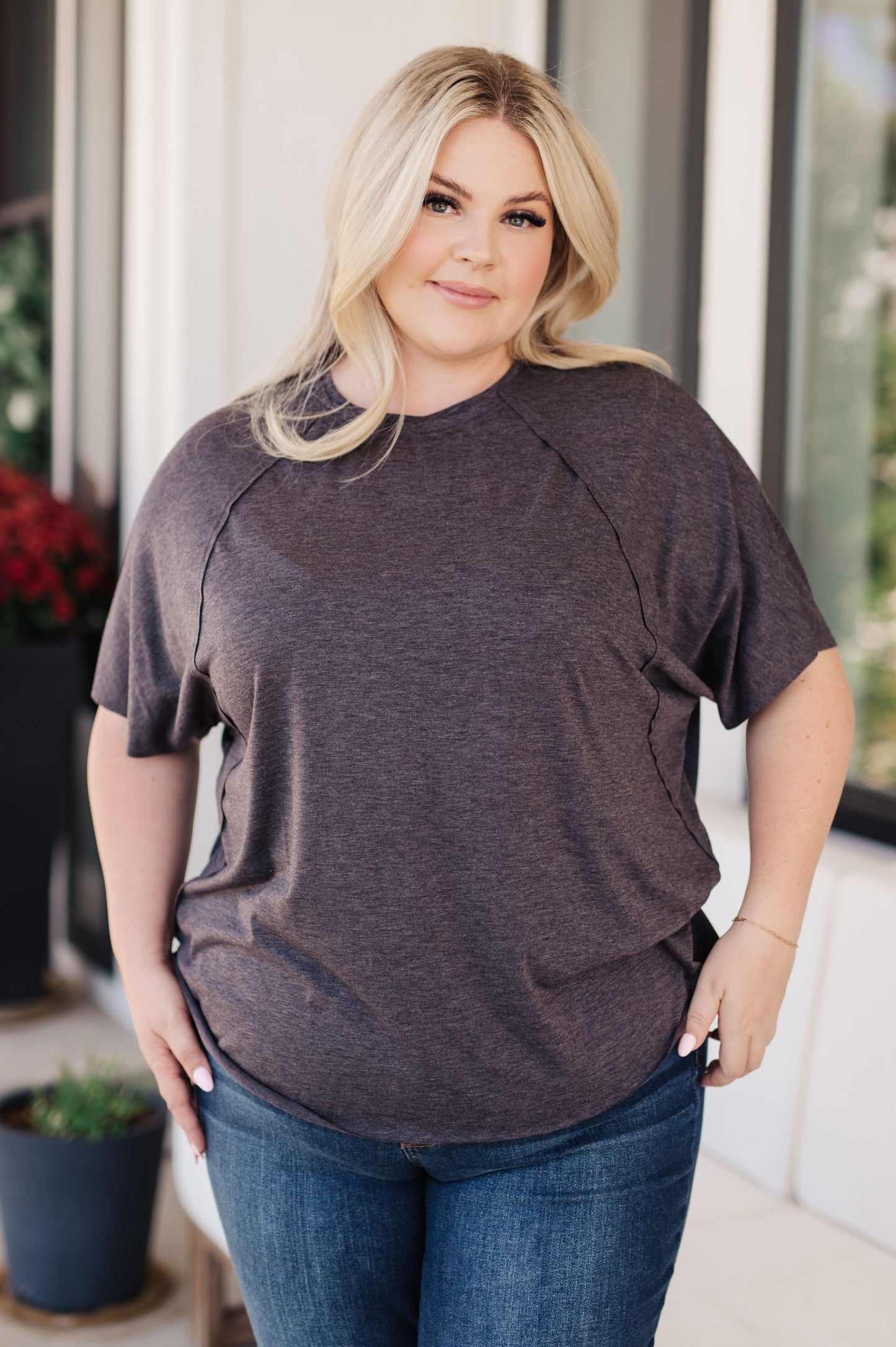 Tried And True Slouchy Tee - Dahlia Boutique