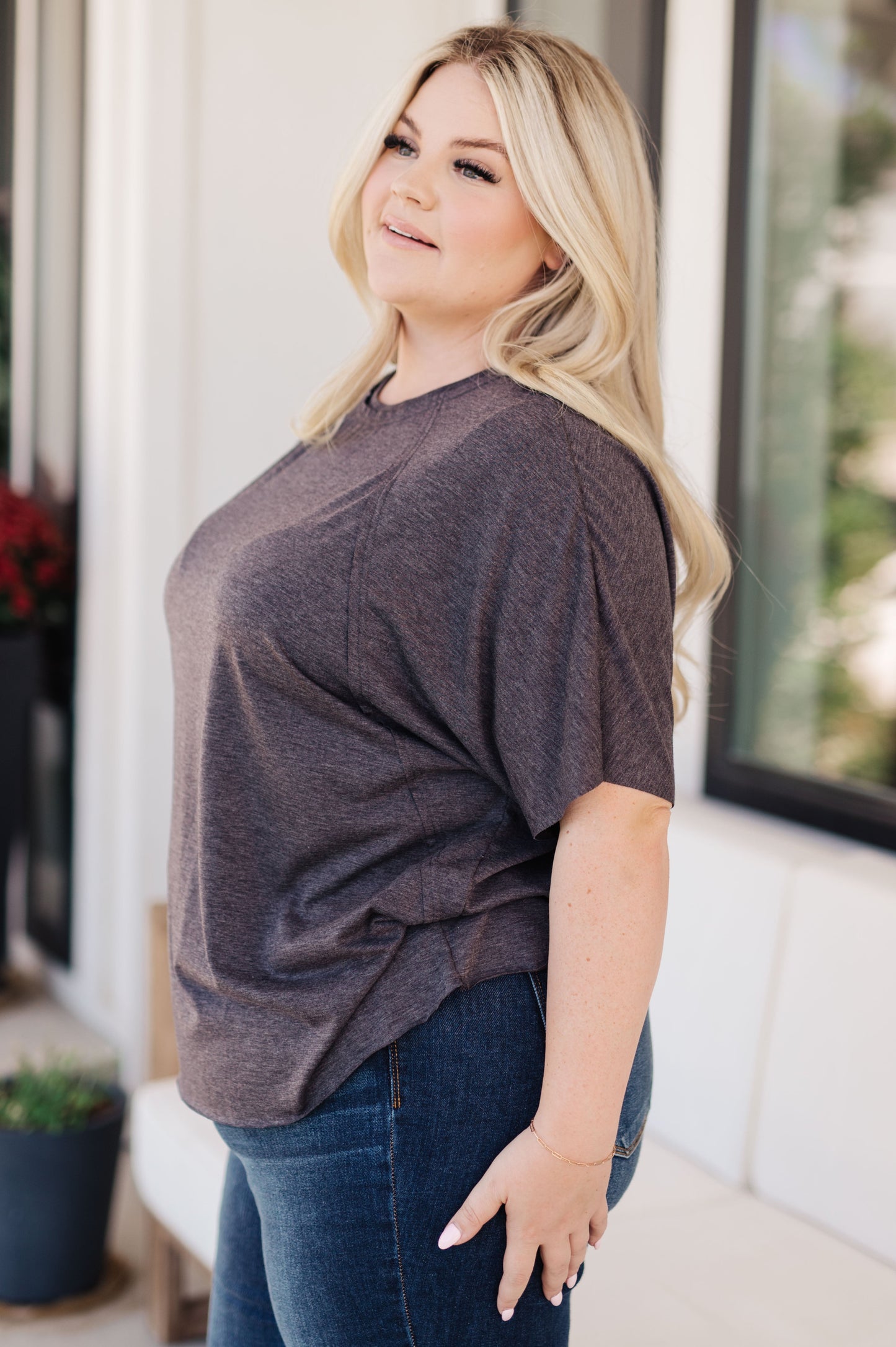 Tried And True Slouchy Tee - Dahlia Boutique