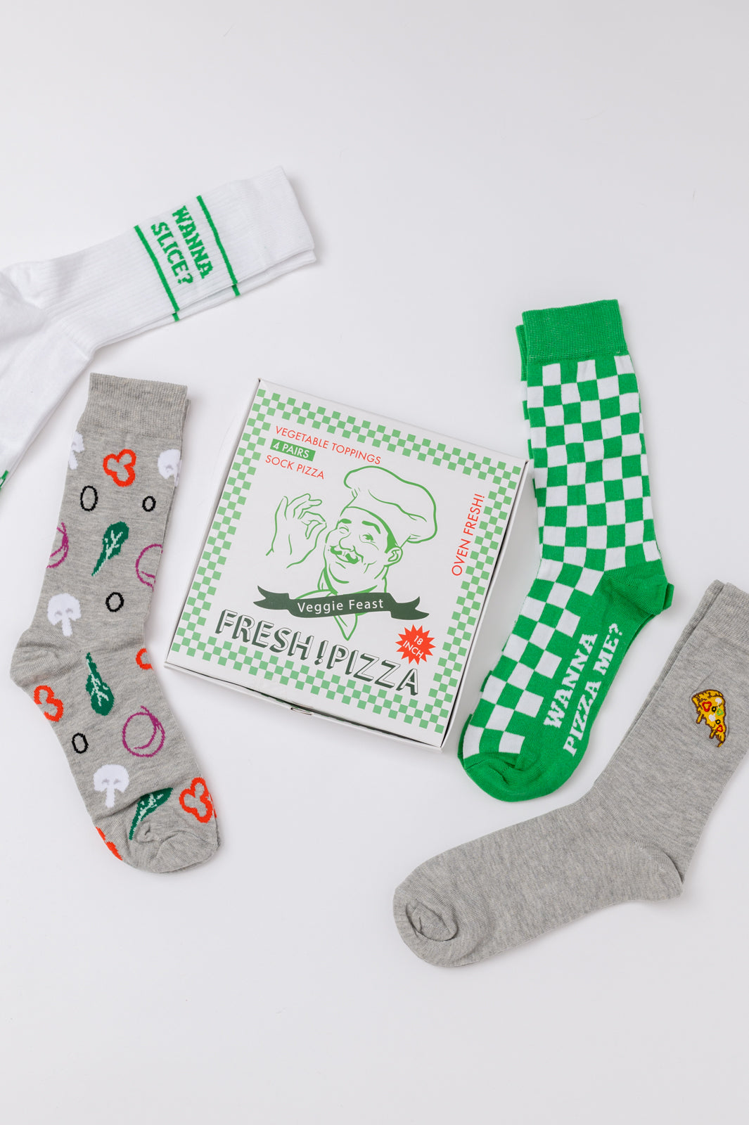 Veggie Pizza Sock Set - Dahlia Boutique