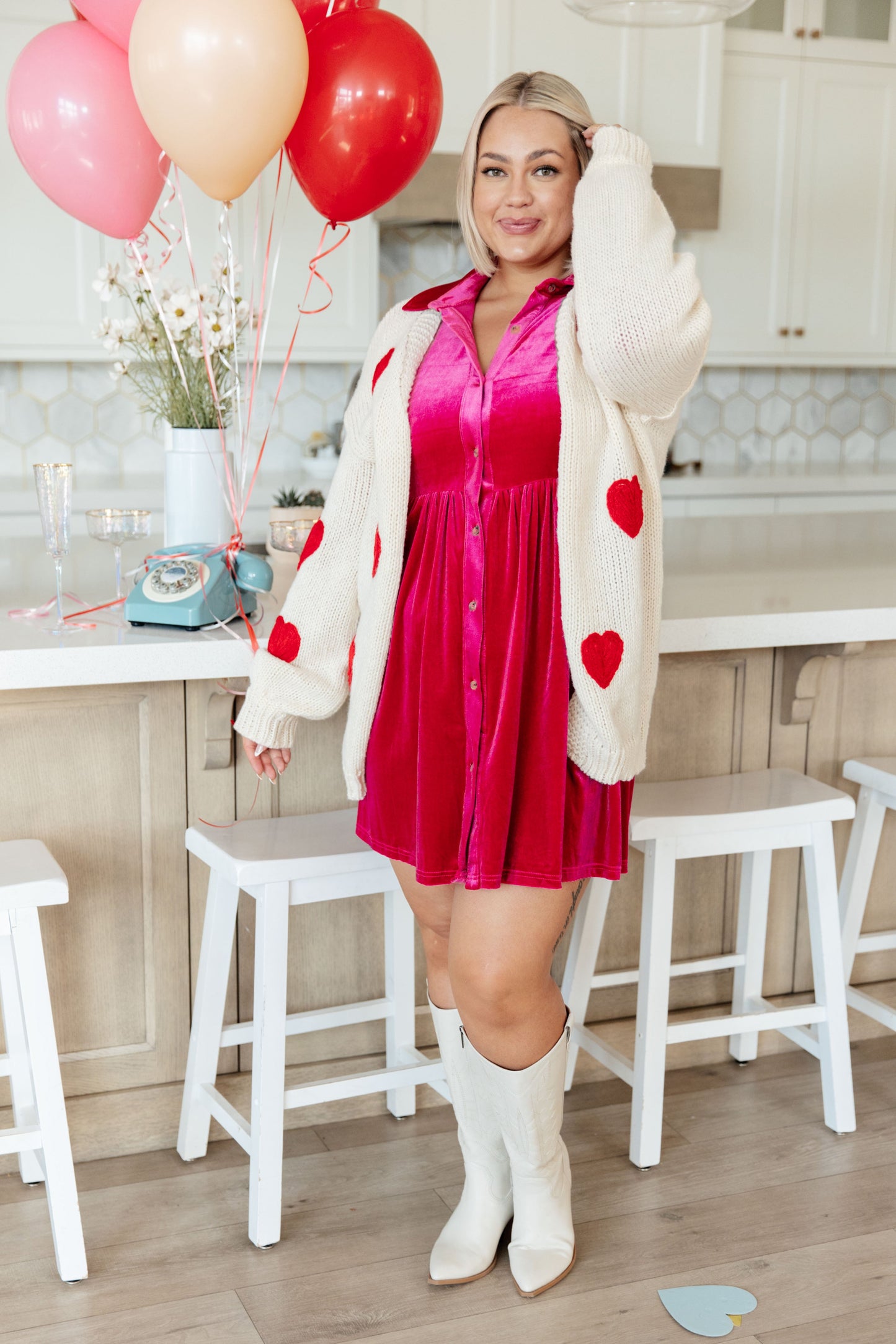 Heart Eyes Cardigan - Dahlia Boutique