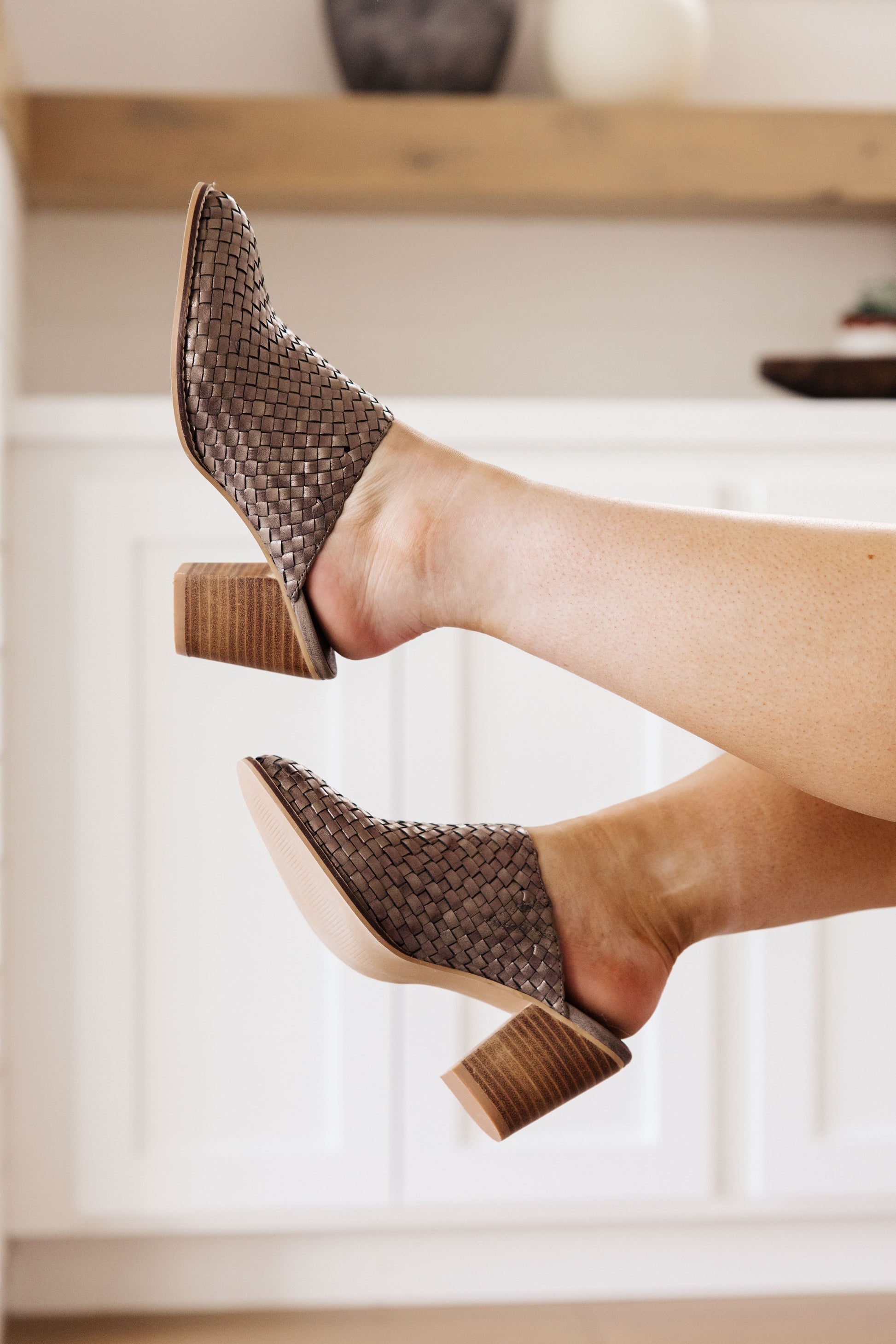 Walk With Me Woven Mules - Dahlia Boutique