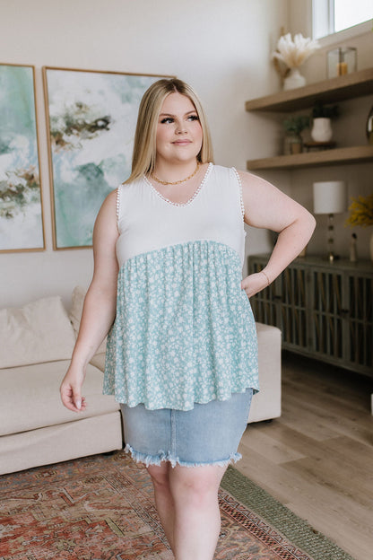 Whoopsie Daisy Floral Peplum - Dahlia Boutique