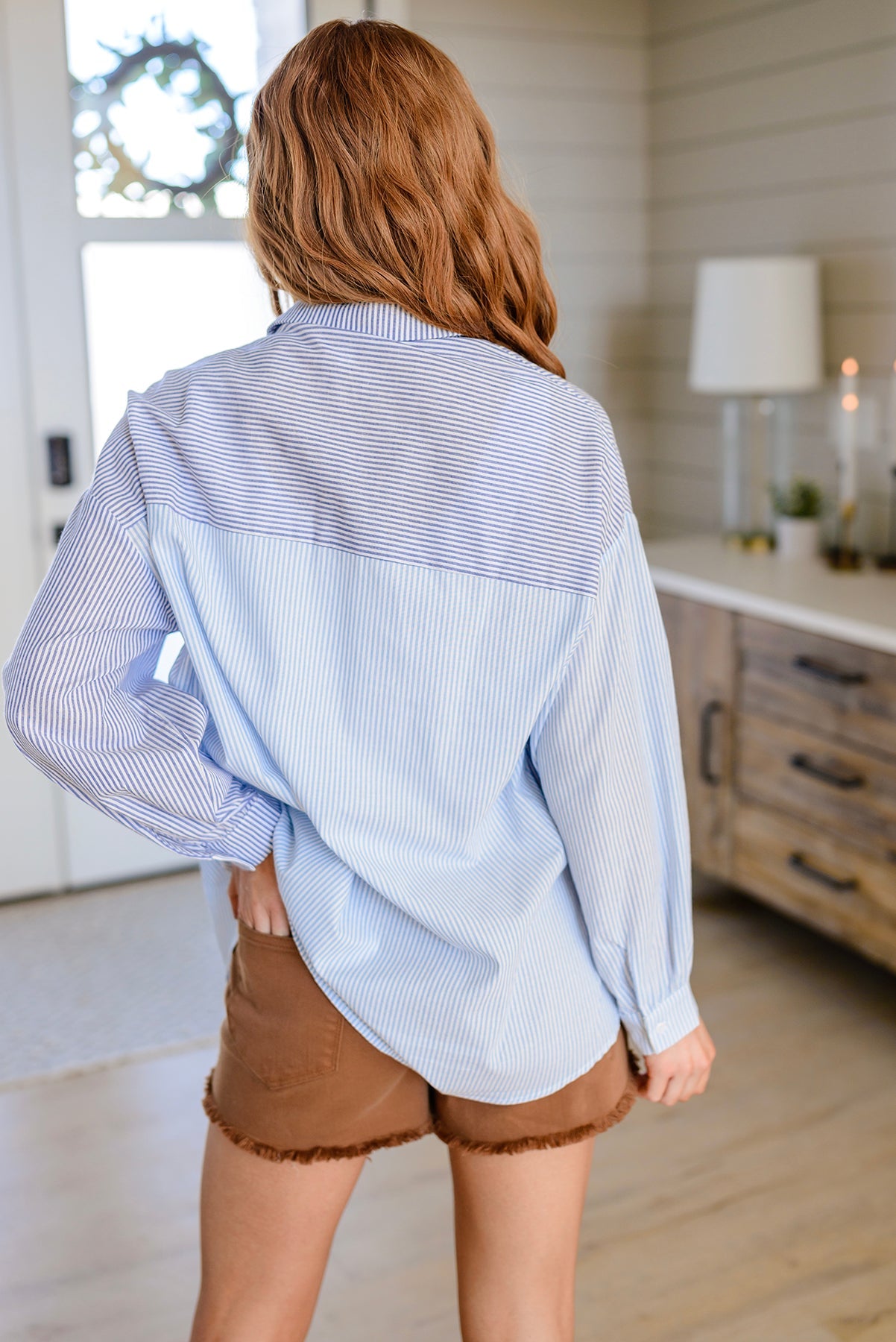 Yours or Mine Striped Button Down - Dahlia Boutique