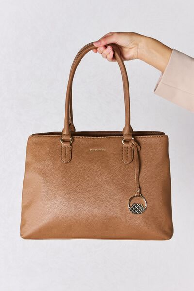 David Jones Structured Leather Handbag - Dahlia Boutique