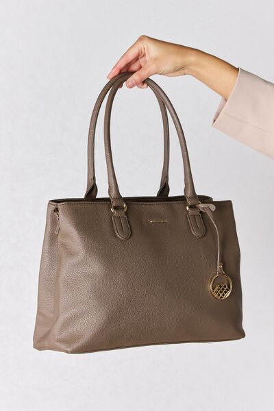 David Jones Structured Leather Handbag - Dahlia Boutique