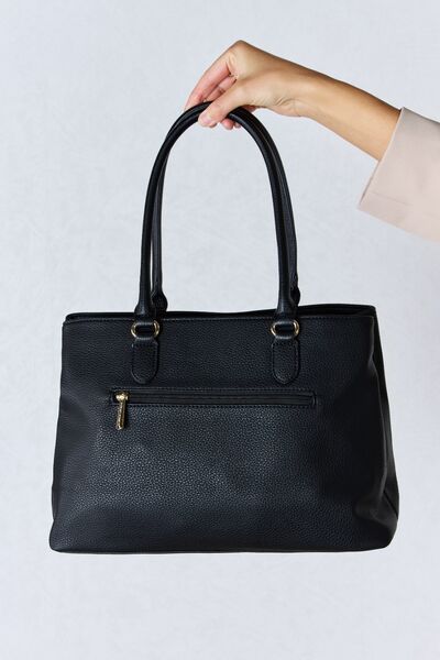 David Jones Structured Leather Handbag - Dahlia Boutique