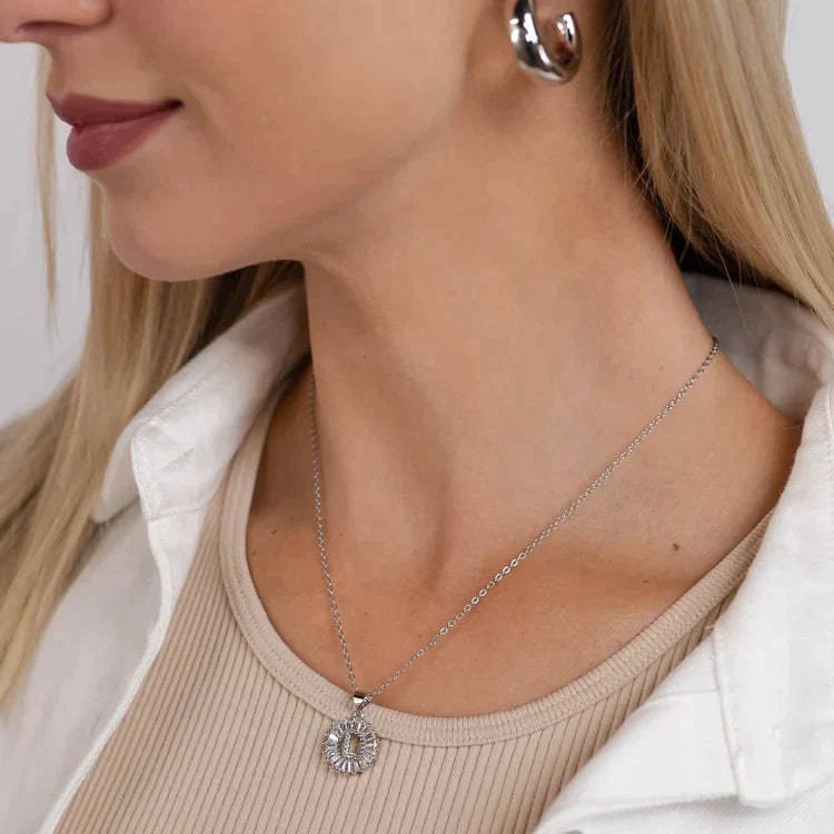 PREORDER: Mini Radiant Initial Necklace - Dahlia Boutique