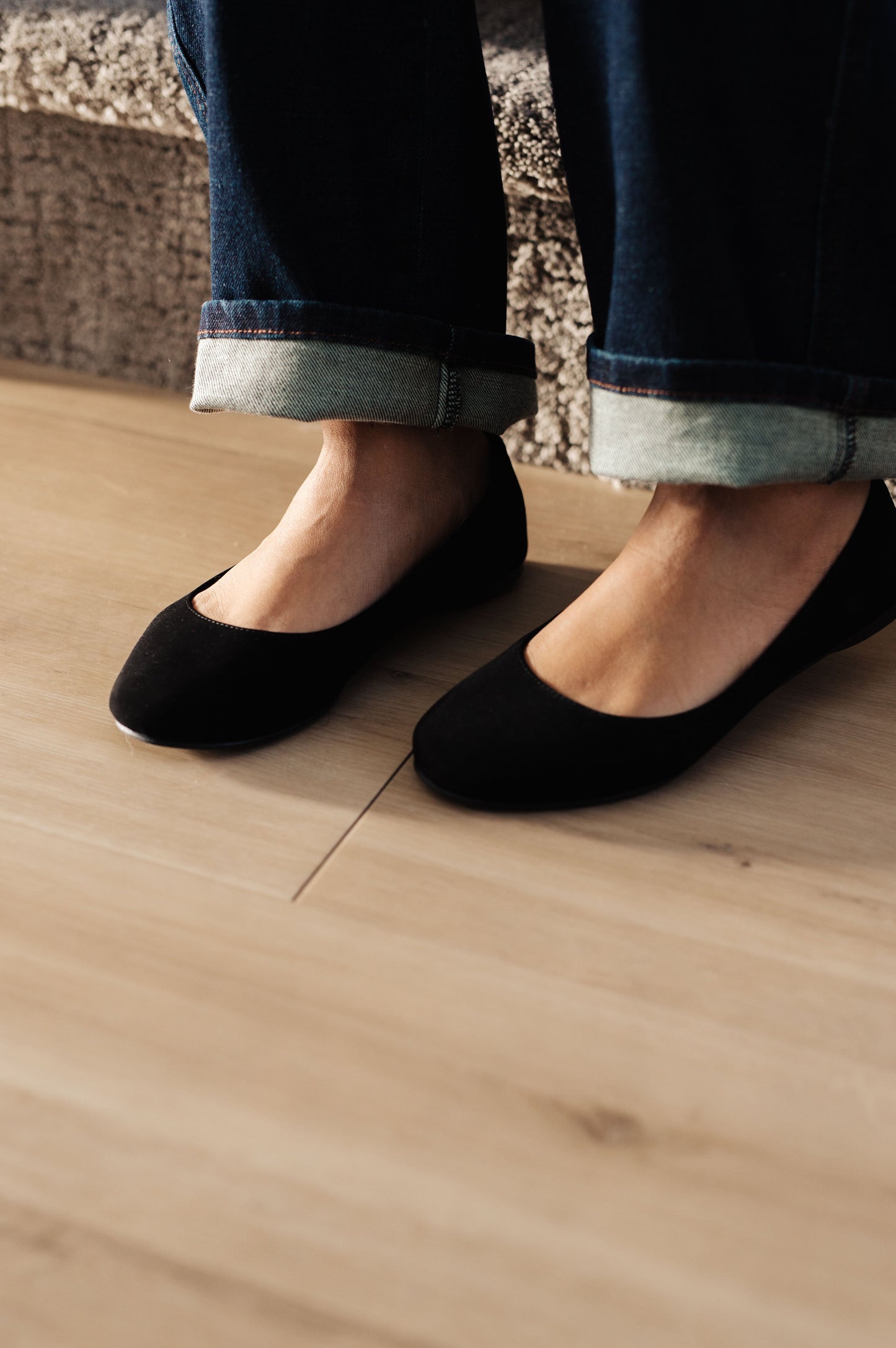 On Your Toes Ballet Flats in Black - Dahlia Boutique